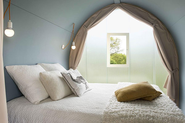 chambre du Coco Sweet, hébergement insolite au camping La Garenne